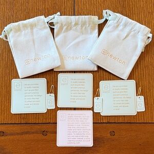 ENewton Jewelry Pouches and Care Cards